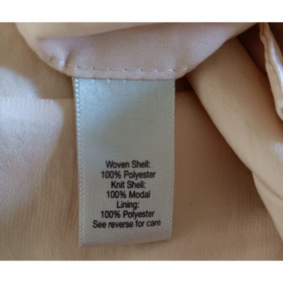 Jennifer Lopez Sz 10 Pink Ruffle Zip Up Front Taylored Jacket Style Club Top - Picture 11 of 11